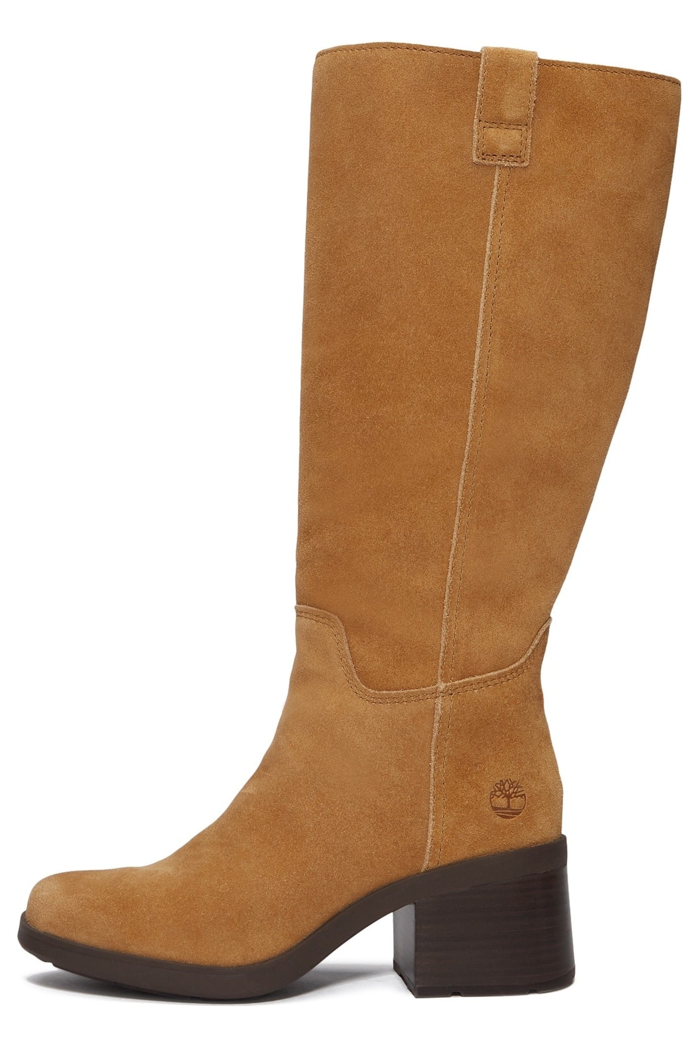 BELLEVAUX TALL ZIP UP BOOT MEDIUM BROWN SUEDE 7