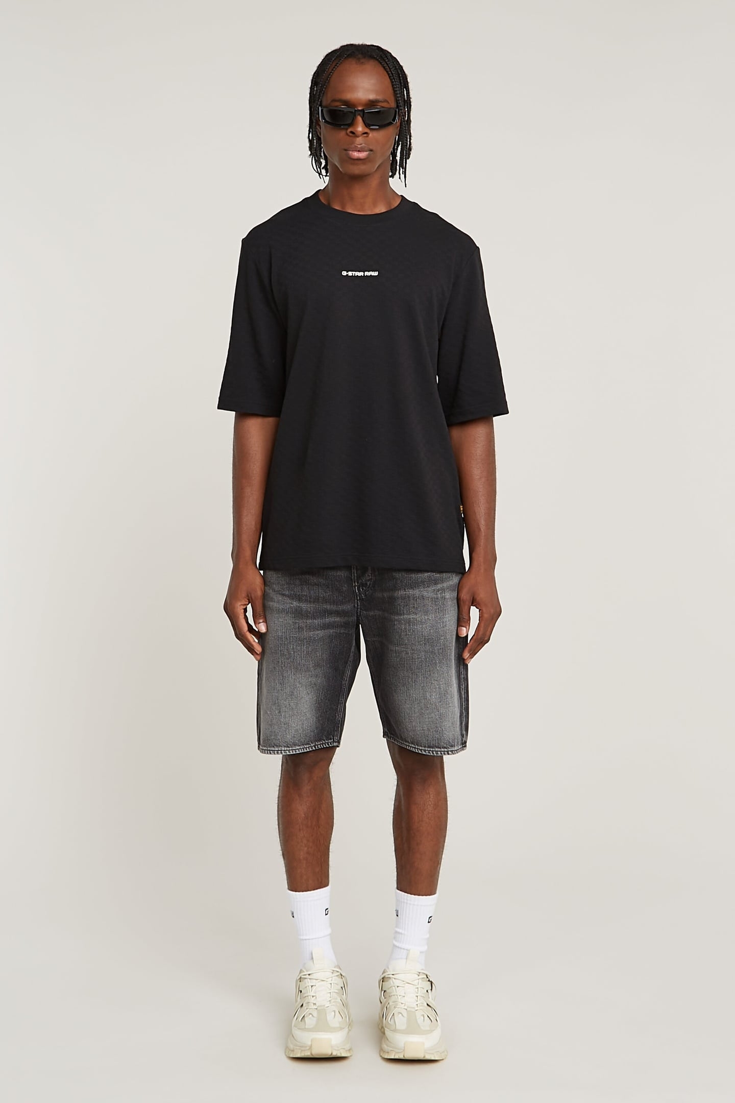 DAKOTA SHORT CLEAN EDGE FADED SCORIA GREY 1