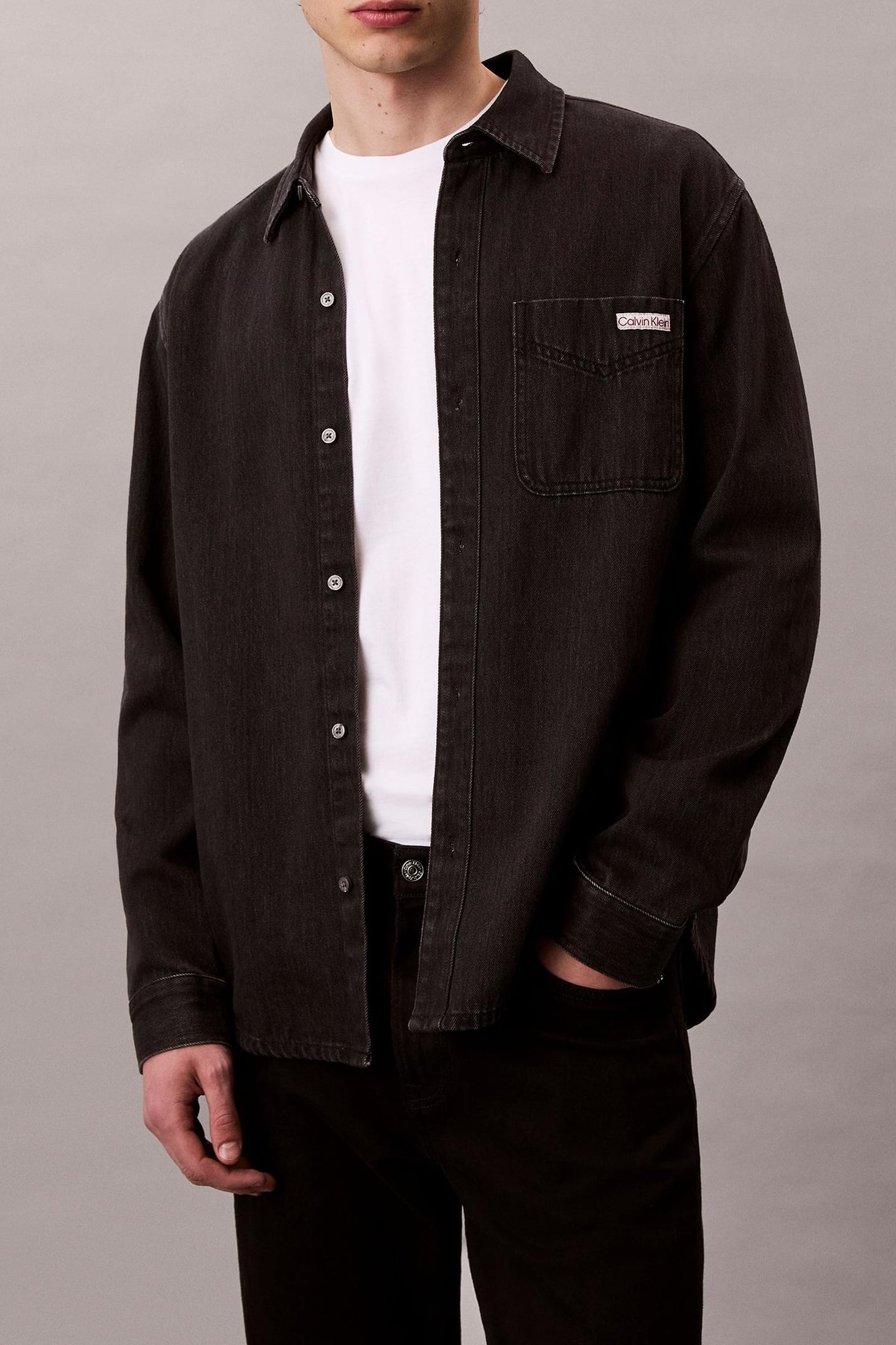 CLASSIC 205 DENIM SHIRT 205 BLACK 1