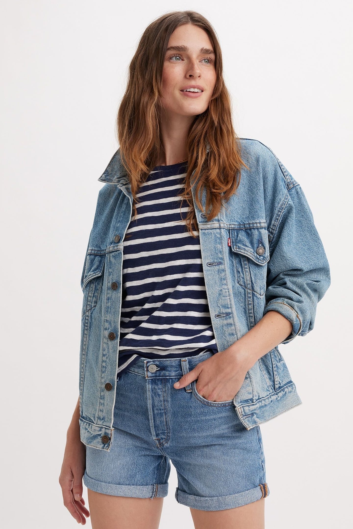 501® ROLLED SHORTS BLUE 6