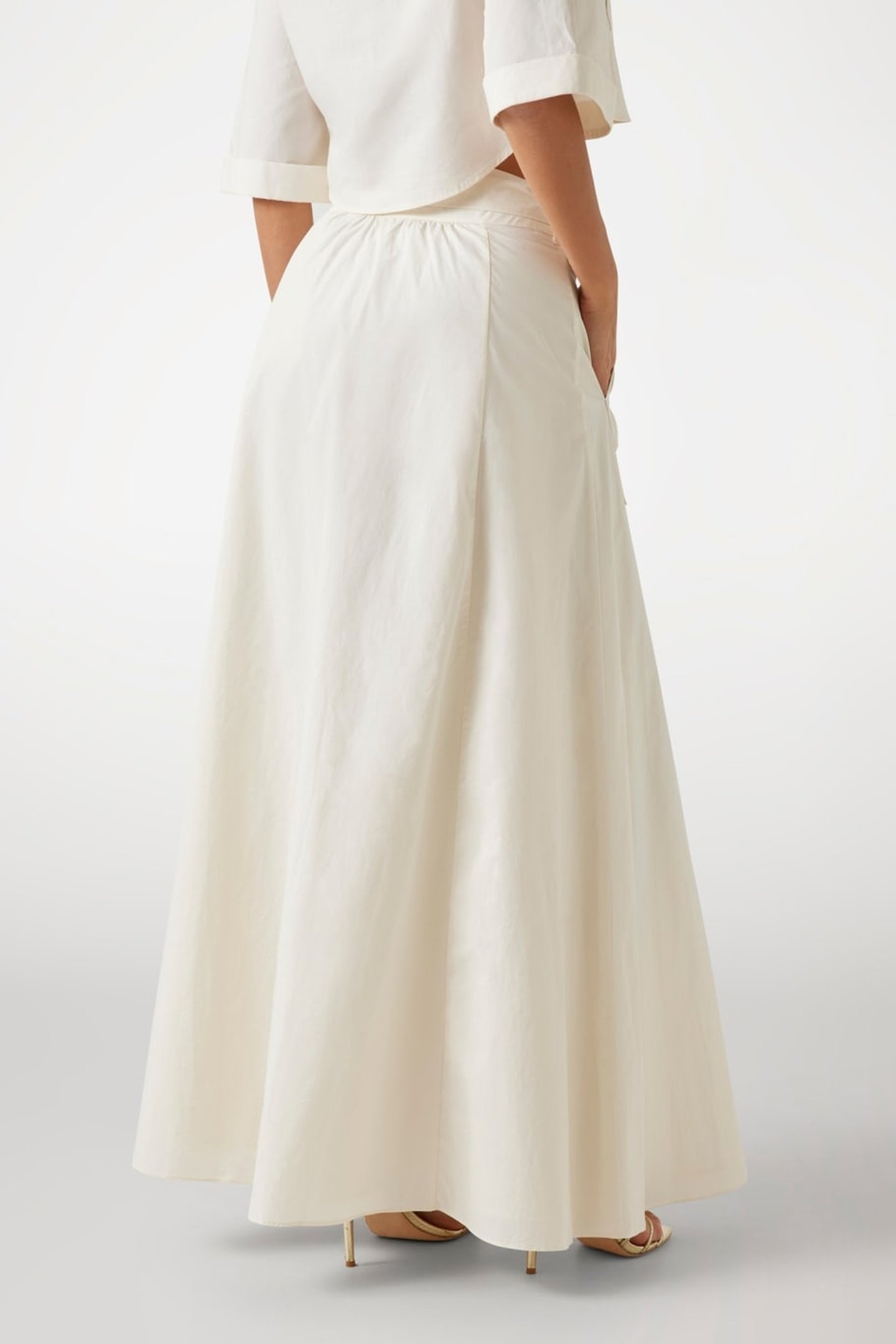 MARCIANO BY GUESS PAT LONG SKIRT SANDY SHORE 4