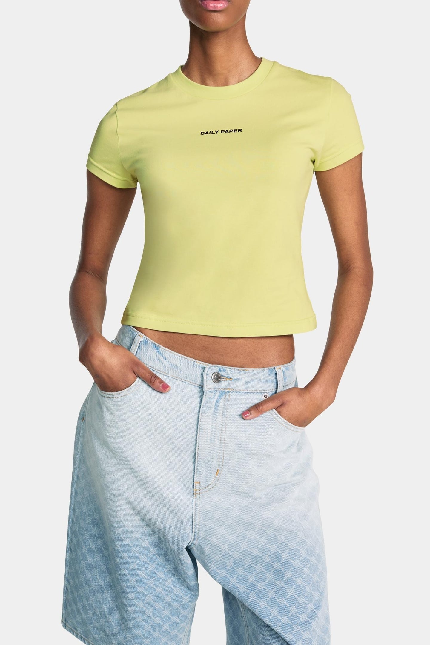 LOGOTYPE CROPPED SHORT SLEEVE T-SHIRT DAIQUIRI GREEN 2