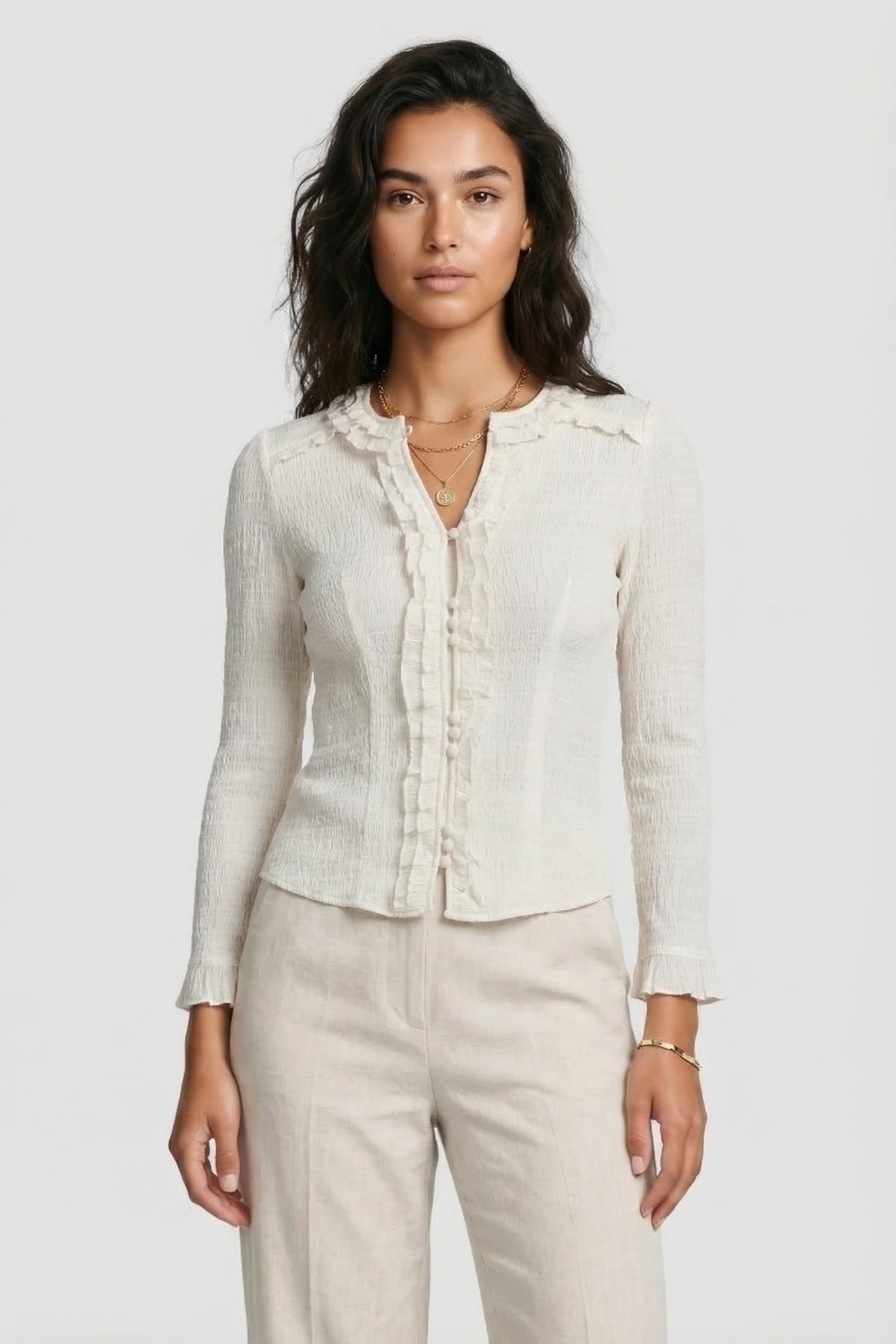 GEORGIA BLOUSE WHITE 1