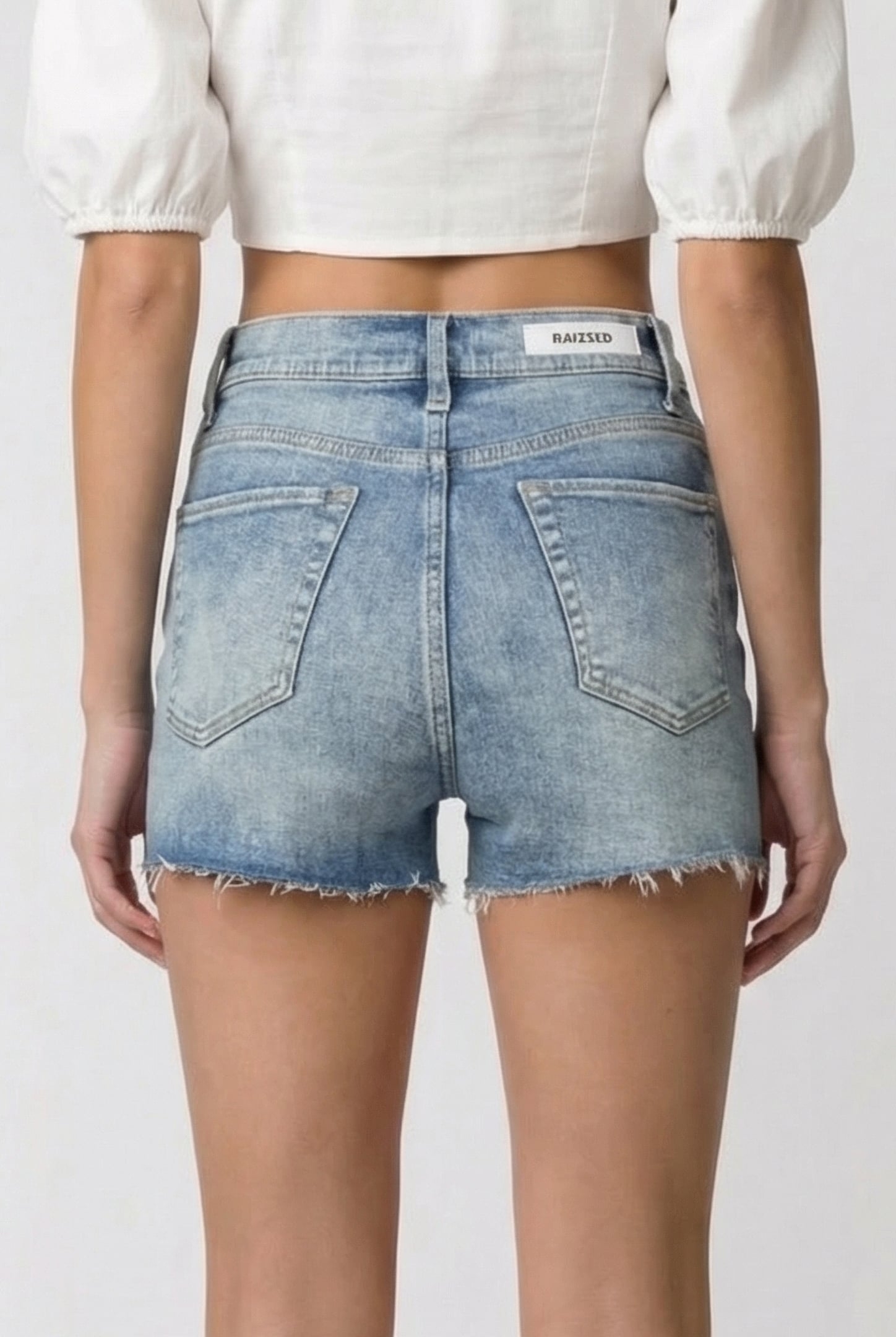 IRIS SHORT MID BLUE STONE 2