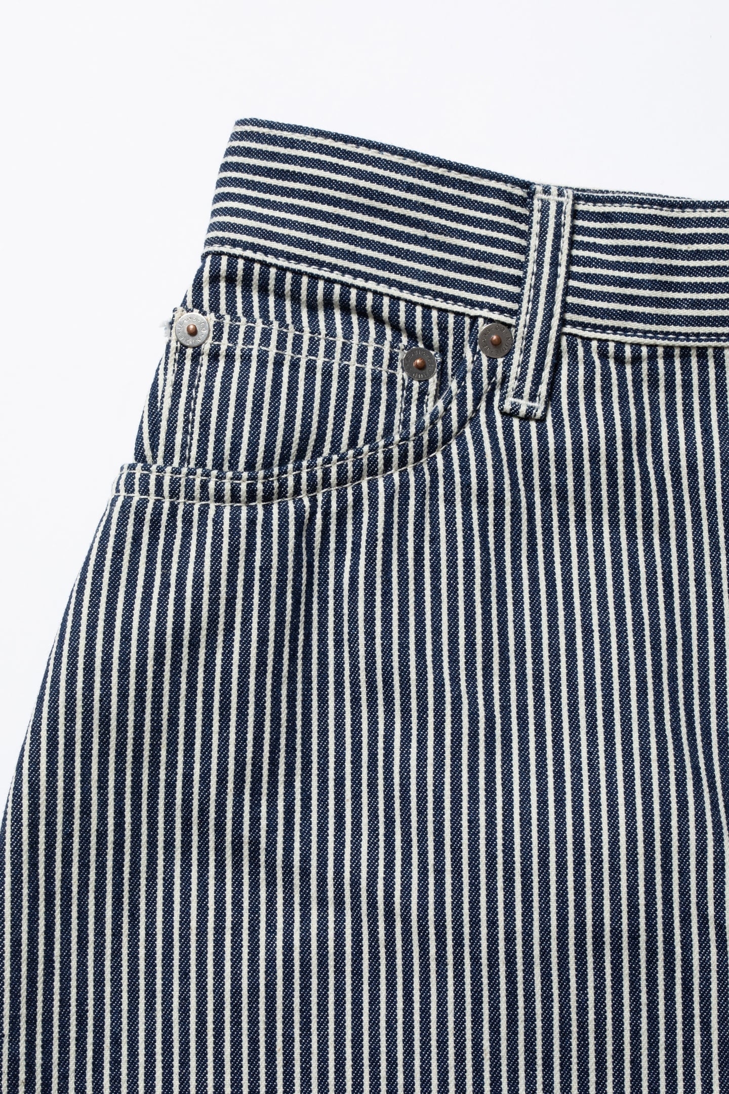 ANNA HICKORY STRIPED SKIRT BLUE 5