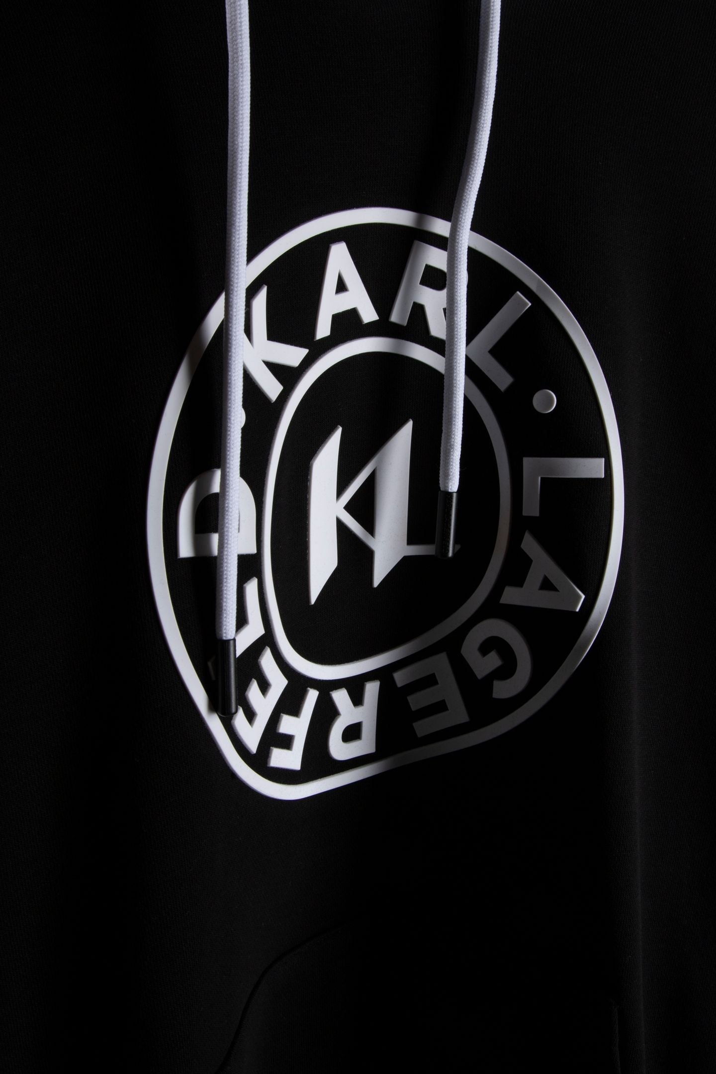 BLACK/WHITE SWEAT HOODY 5