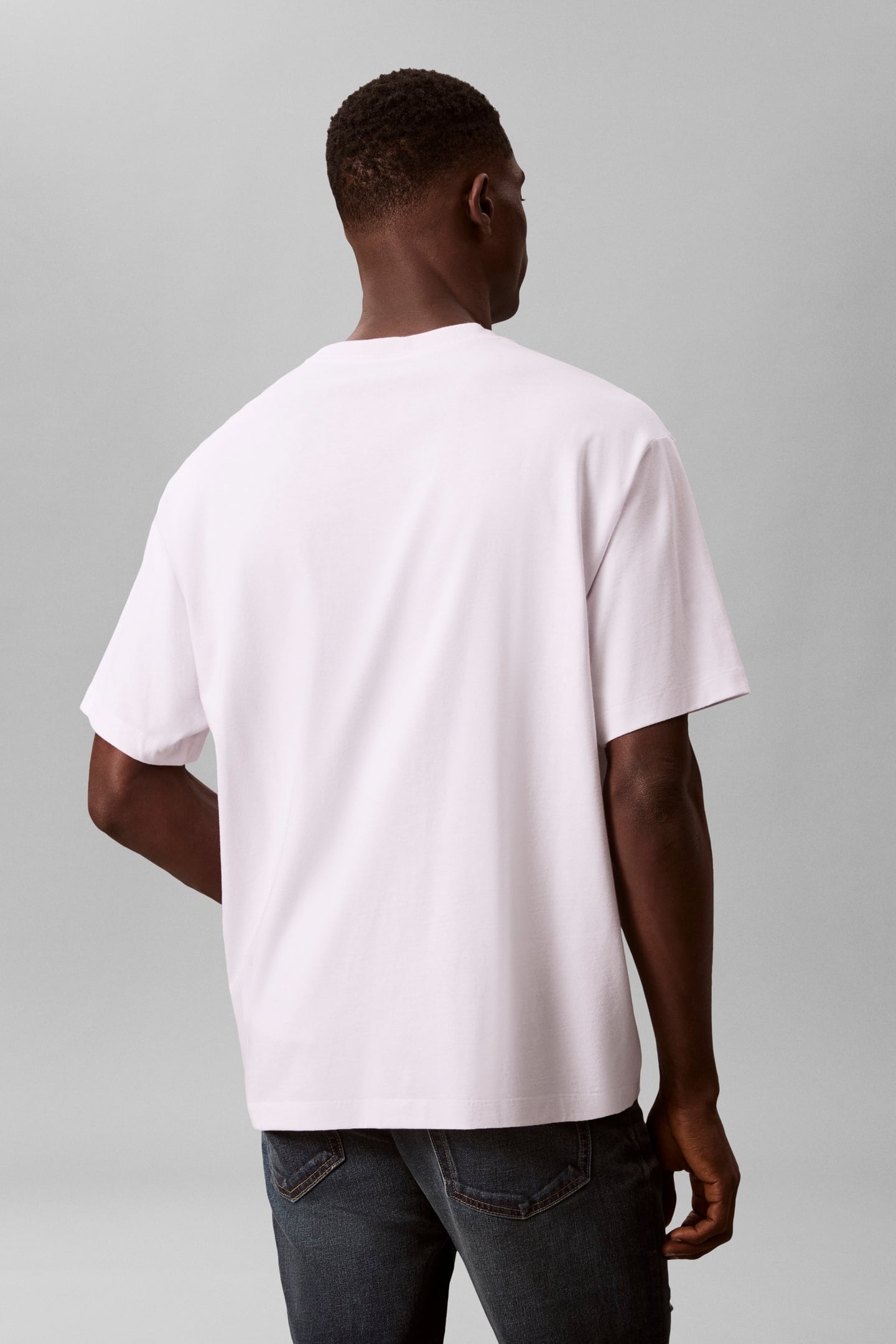 SS 16S TRICOLOR MONOLOGO TEE BRIGHT WHITE 3