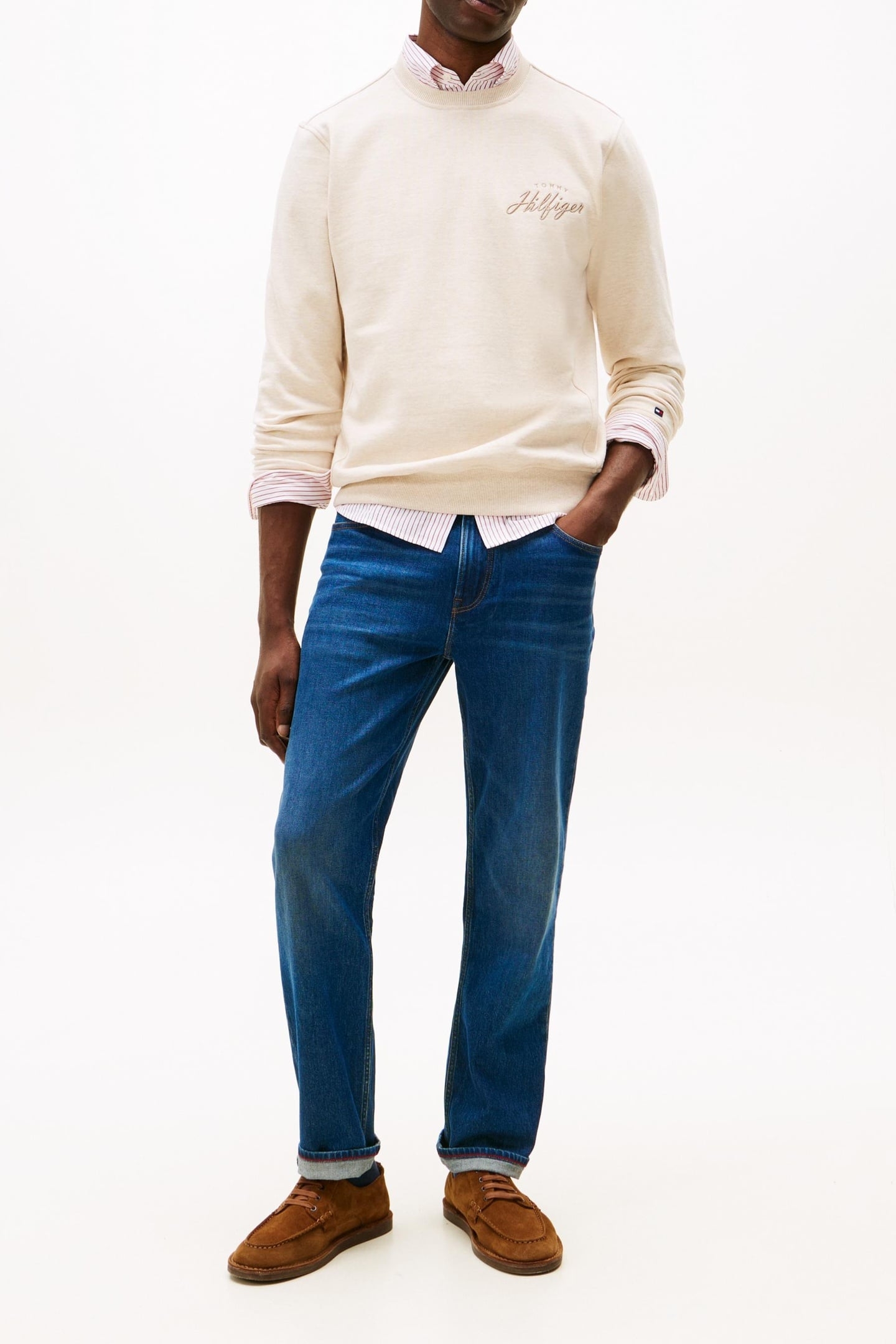 MODERN ATHLEISURE SWEATSHIRT HEATHERED OATMILK 1