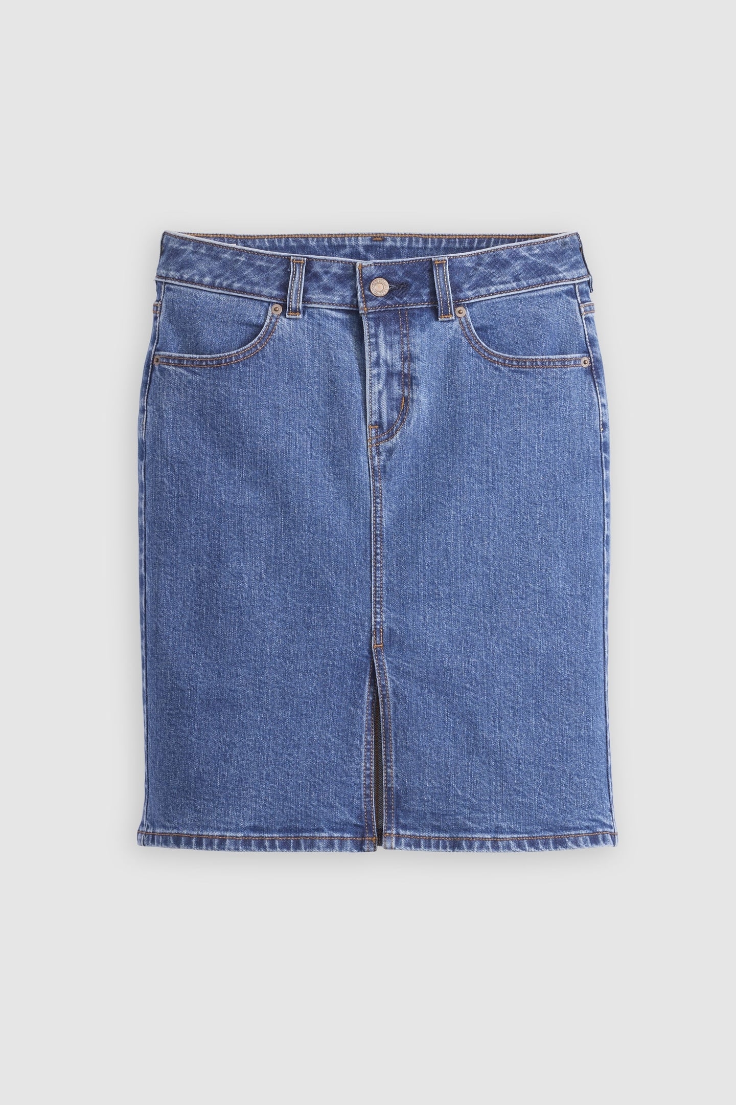 LOW MIDI SKIRT BLUE 6