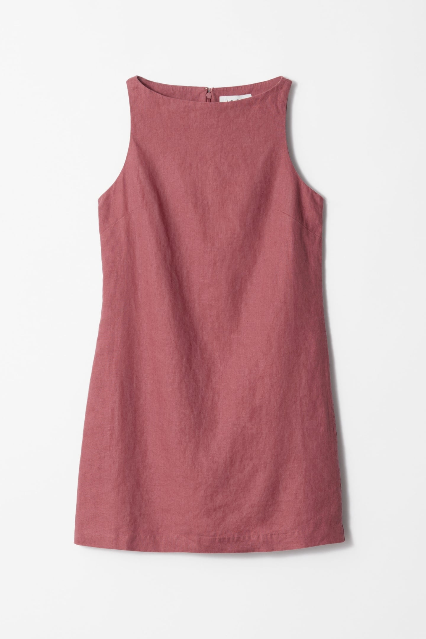 VICKY LINEN DRESS SPEED RED 3