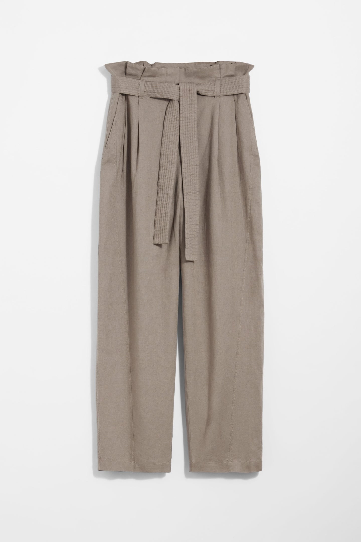 ARIA LINEN TROUSERS BEIGE 3