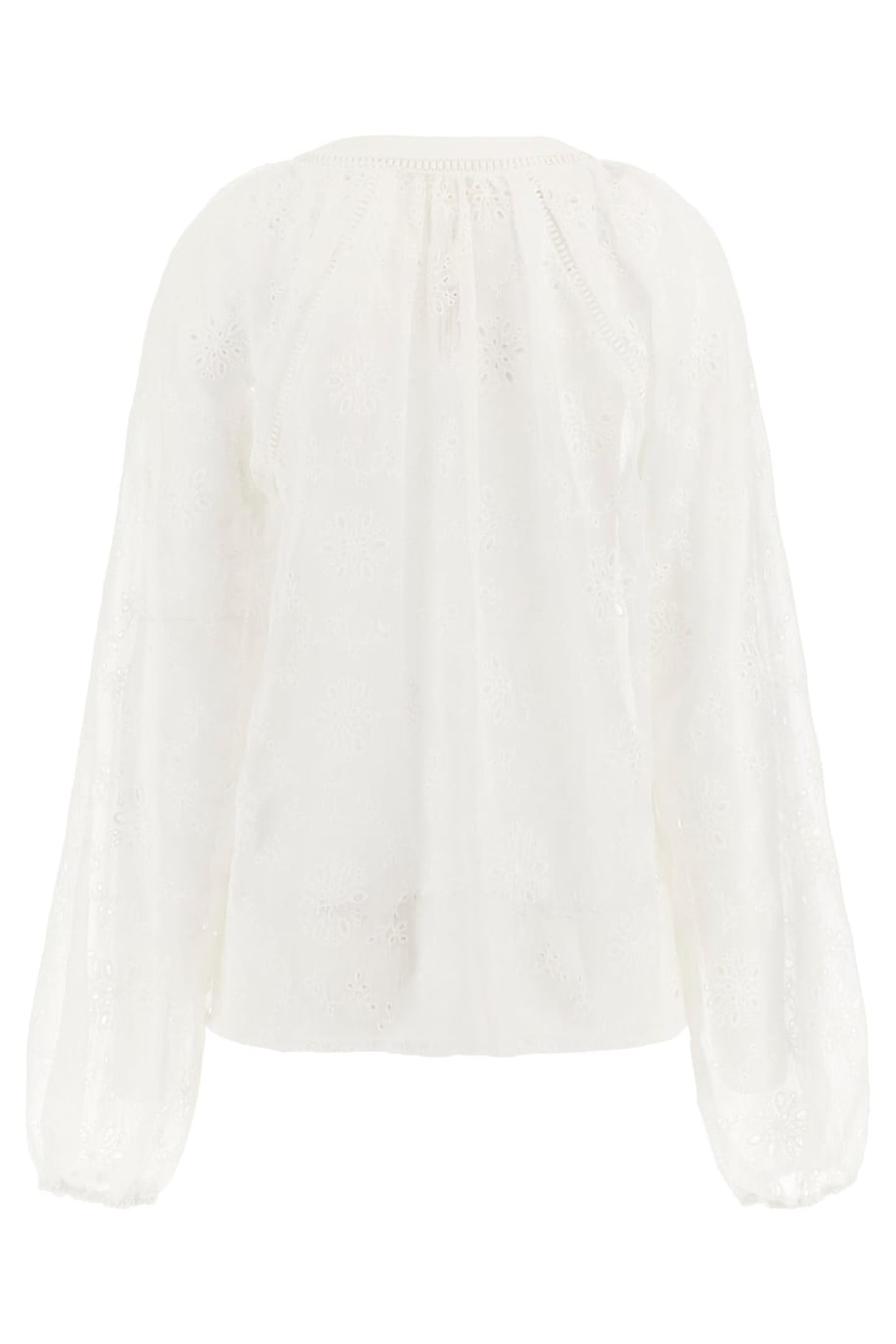 GUESS ECO LS DANIÈLE EMBRO TOP PURE WHITE 4