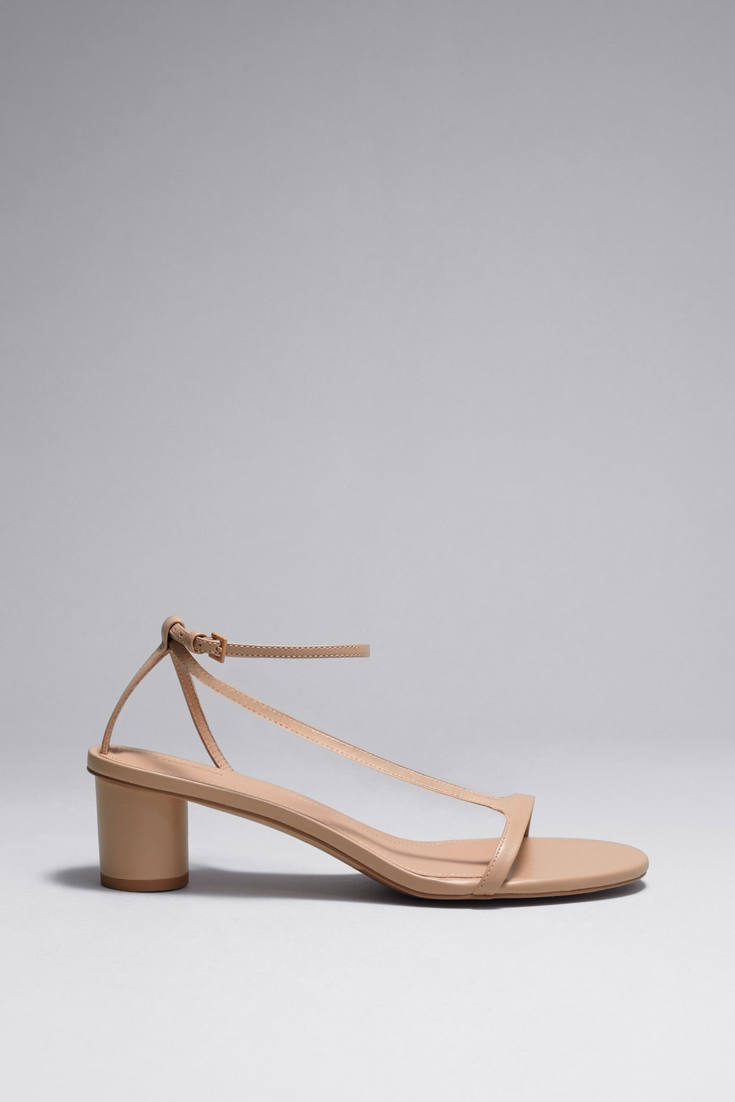 SANDA BLOCK HEEL SANDALETTE BEIGE 1