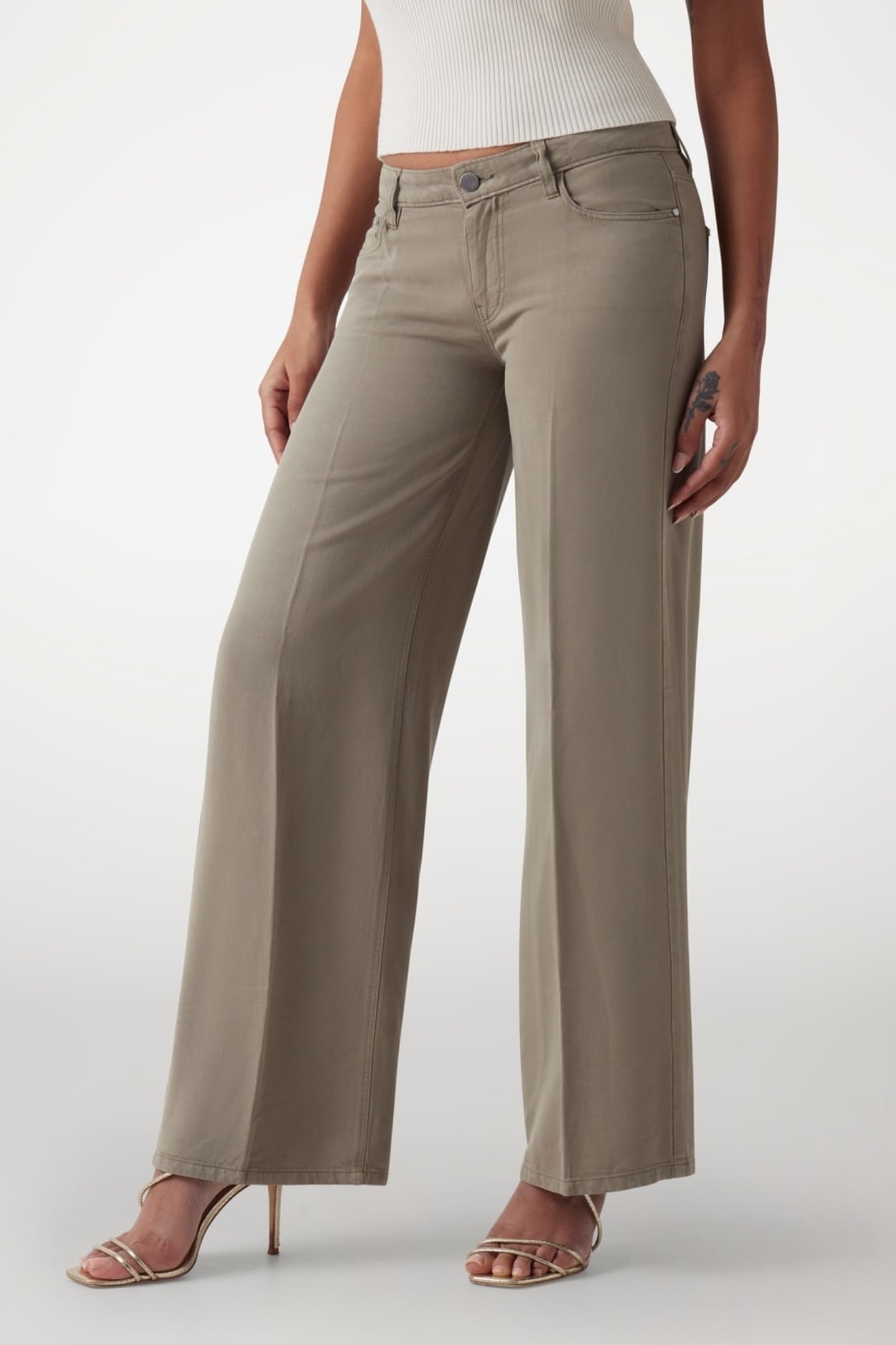 GUESS ECO SEXY PALAZZO MOSSY GREEN 5