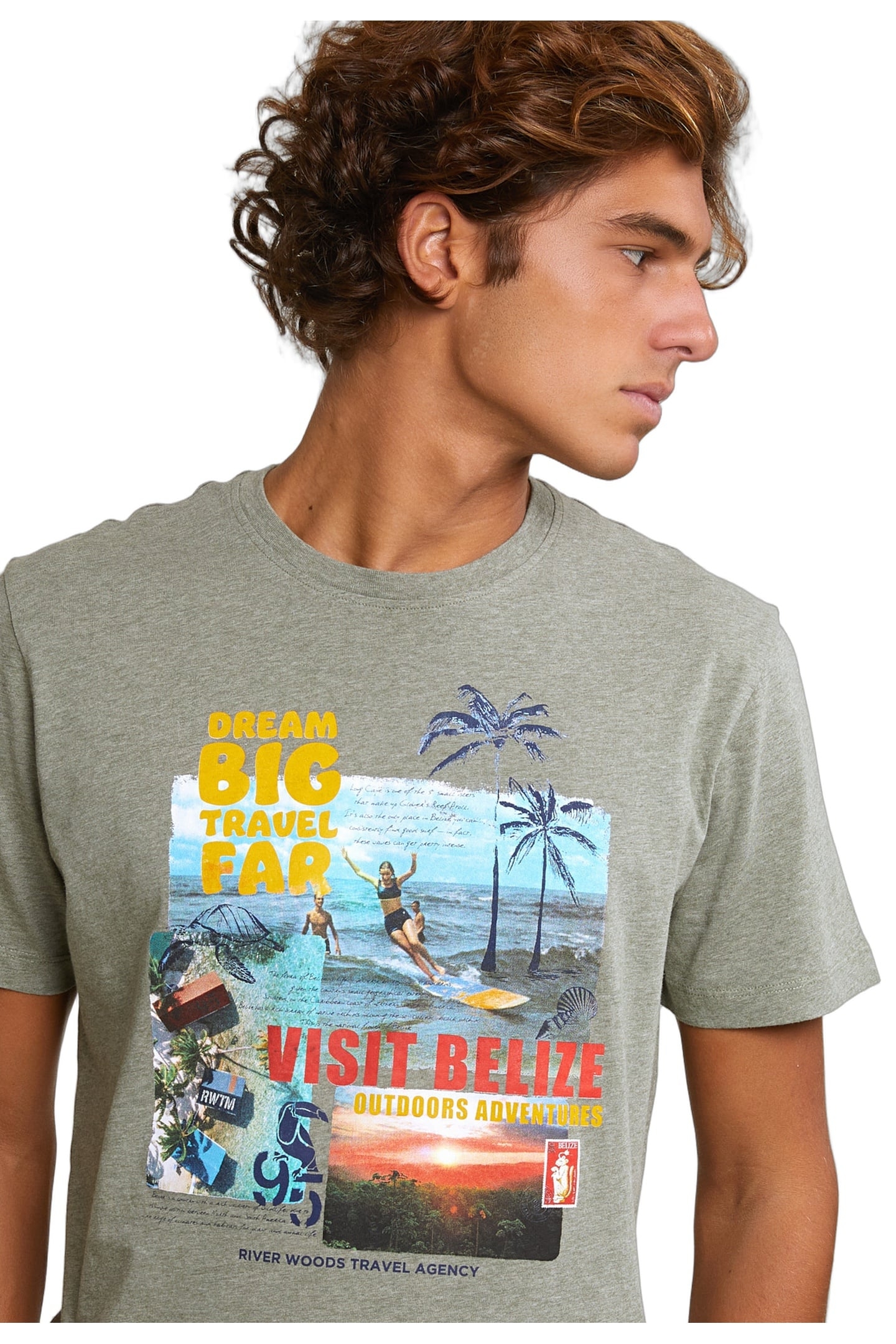 NORMAL FIT BASIC T-SHIRT SHORT SLEEVES SAFARI MIX 3