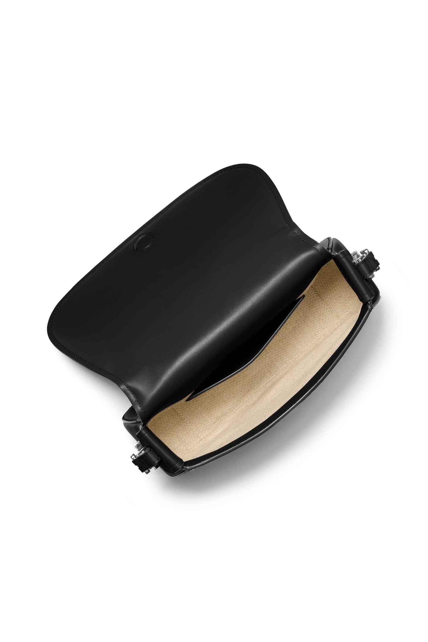 MEDIUM FLAP MESSENGER BLACK 3