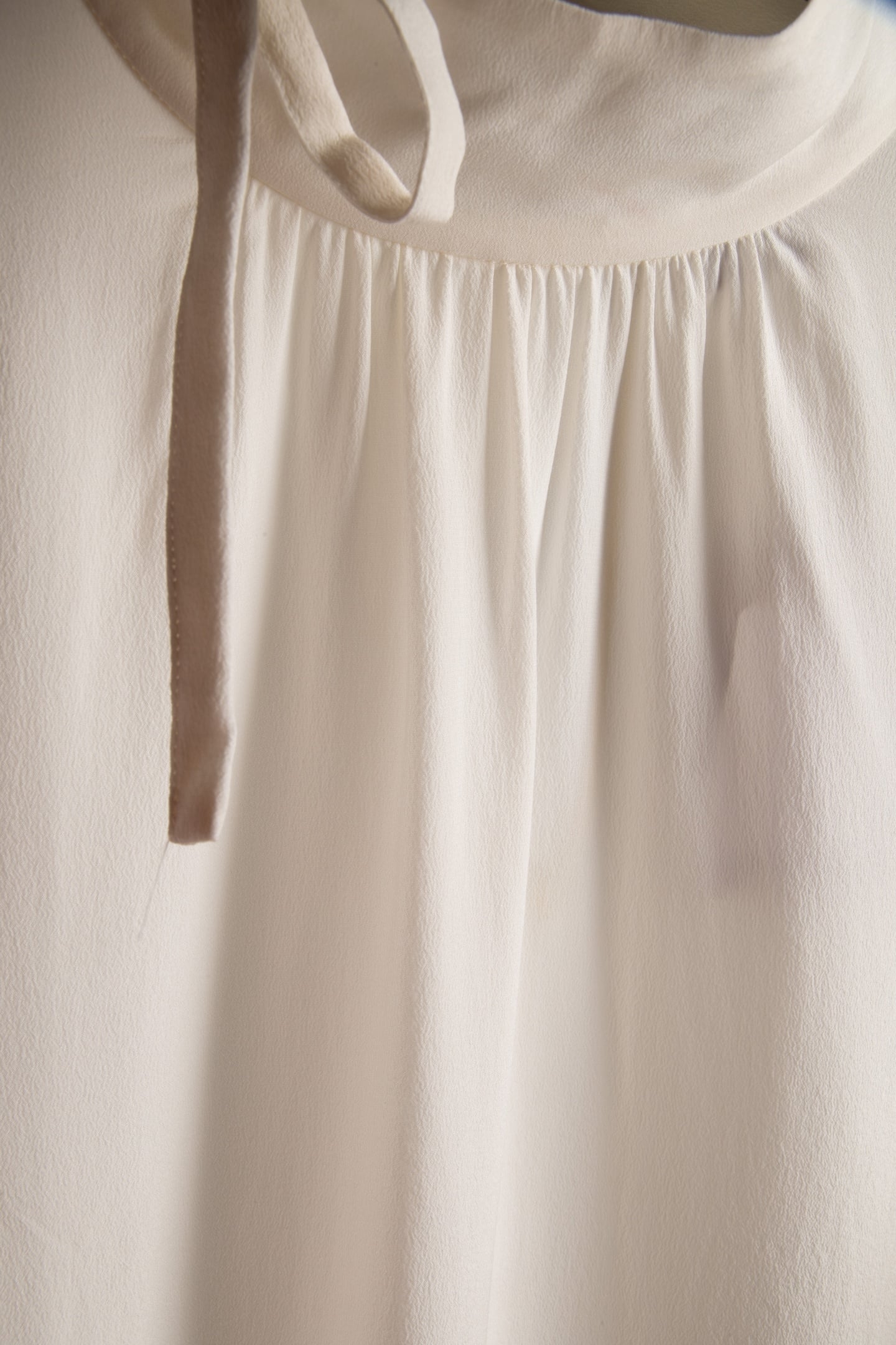 ZORA SILK BLOUSE WHITE 5