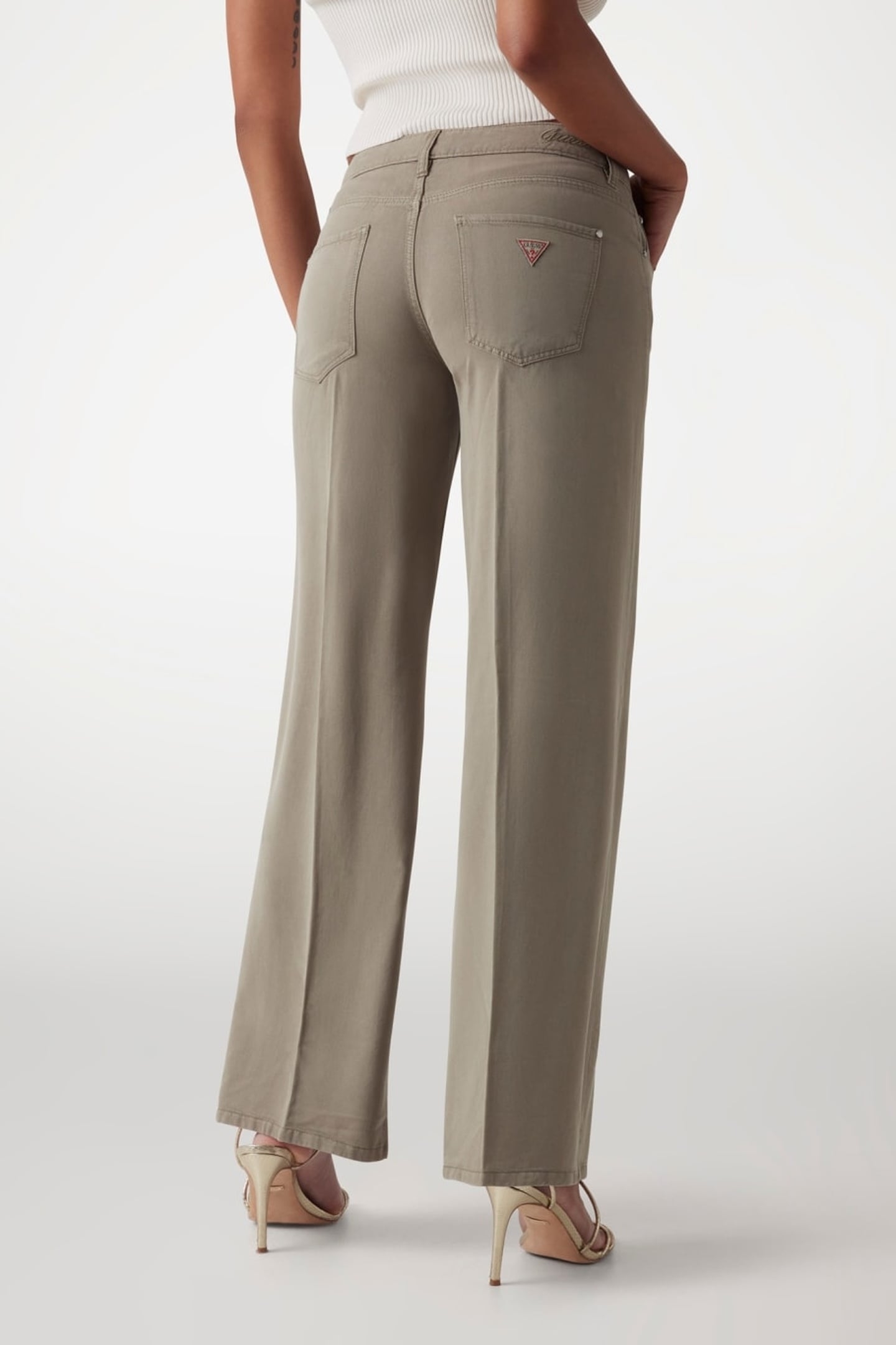 GUESS ECO SEXY PALAZZO MOSSY GREEN 3