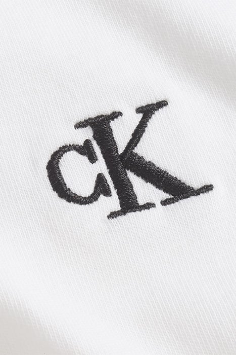 CK EMBROIDERY SLIM T WHITE 2