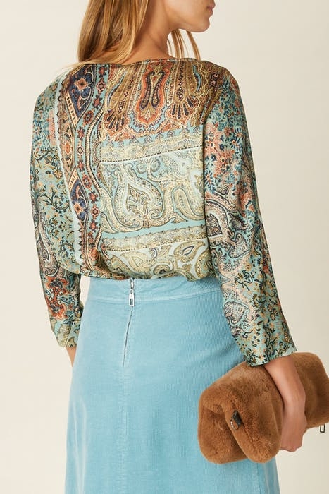 BOAT NECK POPOVER SHIRT MIX W90165 3