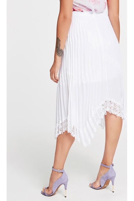 TASH LACE SKIRT TRUE WHITE A000 2
