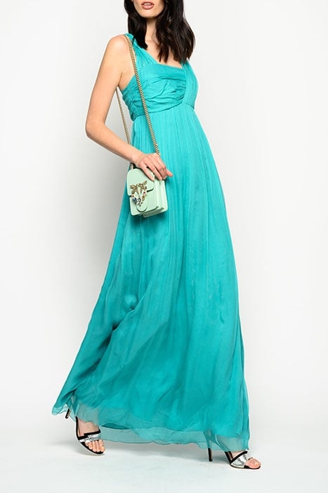 CHARLOTTE 1 ABITO CREPONNE DI LIGHT BLUE 3