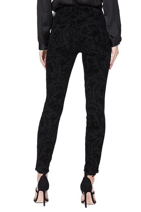 HOXTON ANKLE BLACK FLOCKED VERSAILLE 4