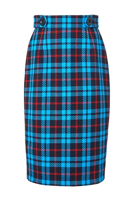MIROE MIDI SKIRT MUL-BLUE CHECK 4