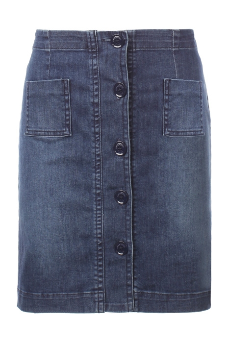 JEANS SKIRT FRONT CLOSURE BLUE 1
