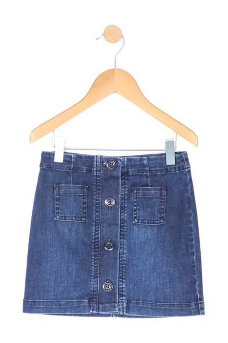JEANS SKIRT FRONT CLOSURE BLUE 2