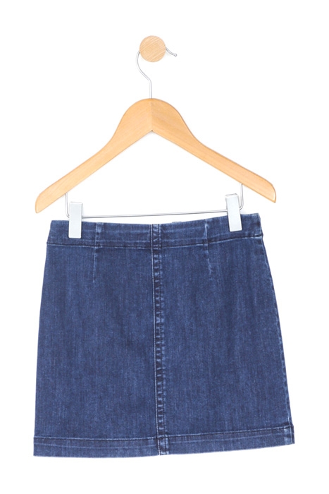 JEANS SKIRT FRONT CLOSURE BLUE 3