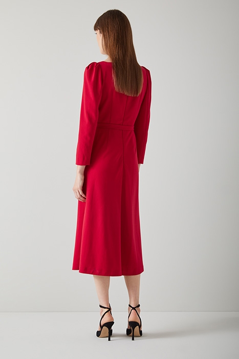 KATERINA MIDI DRESS RASPBERRY 2