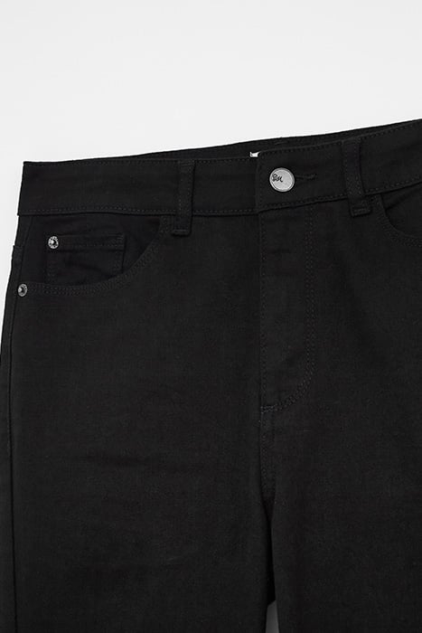 SKINNY JEANS PURE BLACK 6