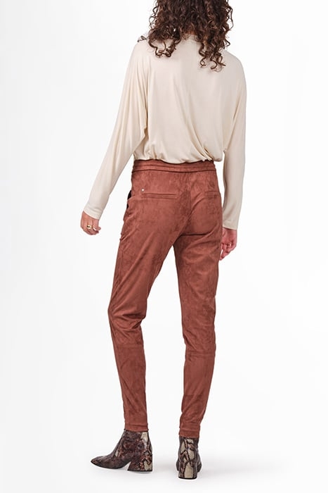 COMFORTABLE BROEK SUèDELOOK 24001765 SOFT BROWN 4