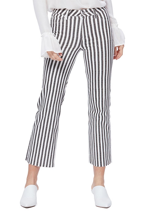 ATLEY ANKLE FLARE RAW HEM COVE STRIPE 1