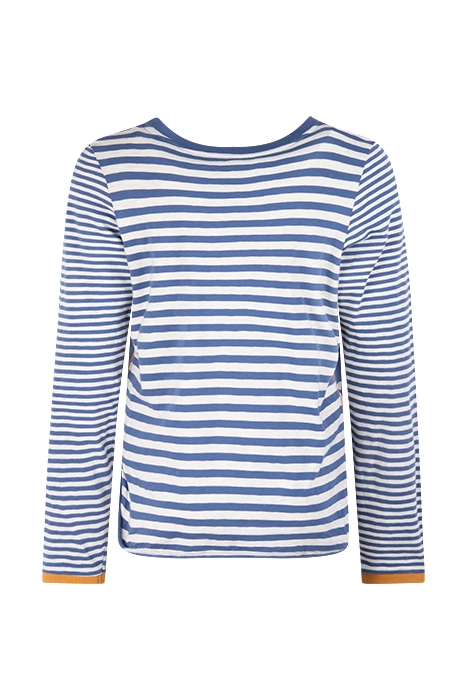 CASSIE CREW TEE BLUE MULTI 2