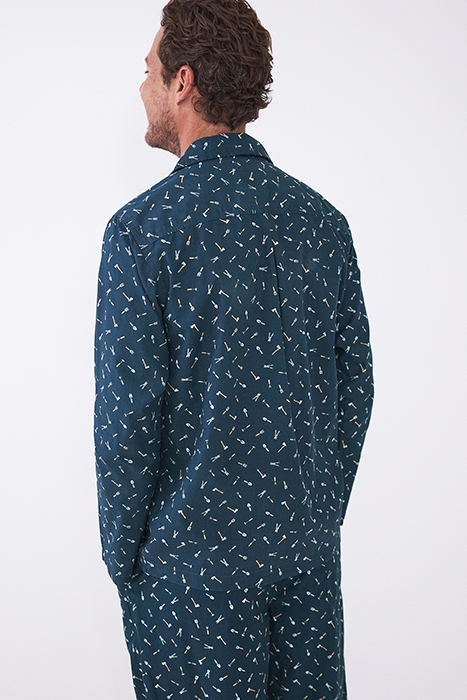 TOOLS PRINT PJ TOP NAVY MULTI 3