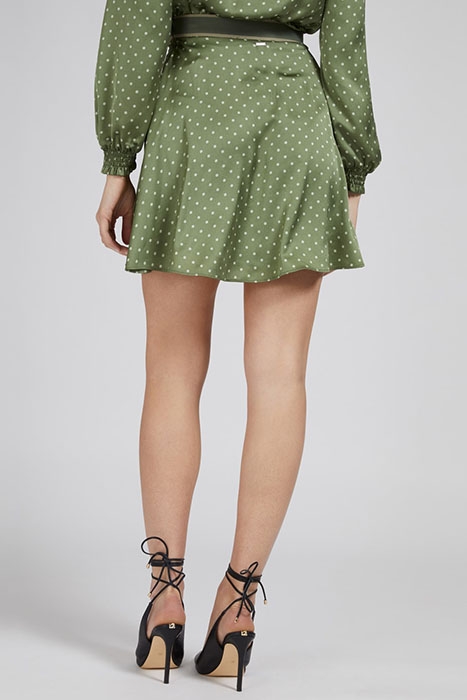 ADRIANA SKIRT SMALL DOTS OLIVE SAG 3