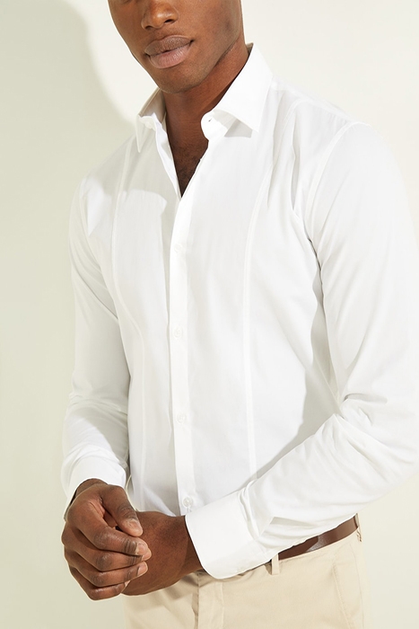 OLIVER IT COLLAR ROUNDED CUFF PURE WHITE 4