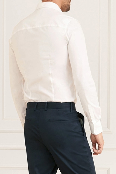 OLIVER IT COLLAR ROUNDED CUFF PURE WHITE 6