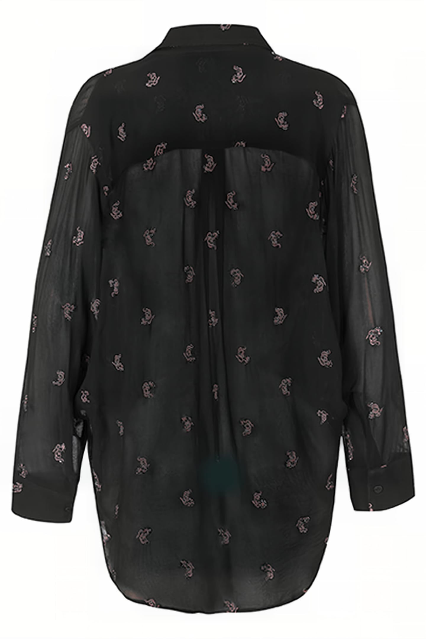 MARIANNA SNAKE SHIRT BLACK 6