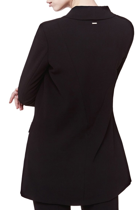 SMOOTH LONG BLAZER JET BLACK W/ FROST G 2