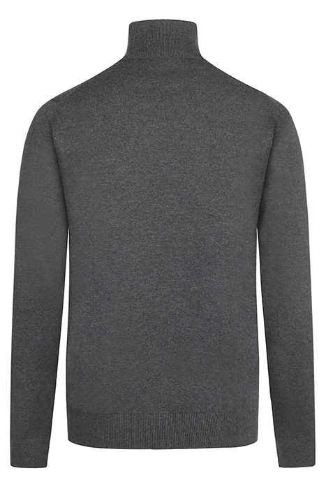 ROLL NECK COTTON/NYLON/MERINO ANTRACITE HTR GREY 2