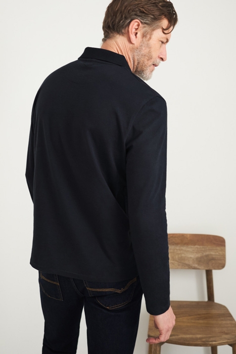 LINWOOD ORGANIC POLO DARK NAVY 3