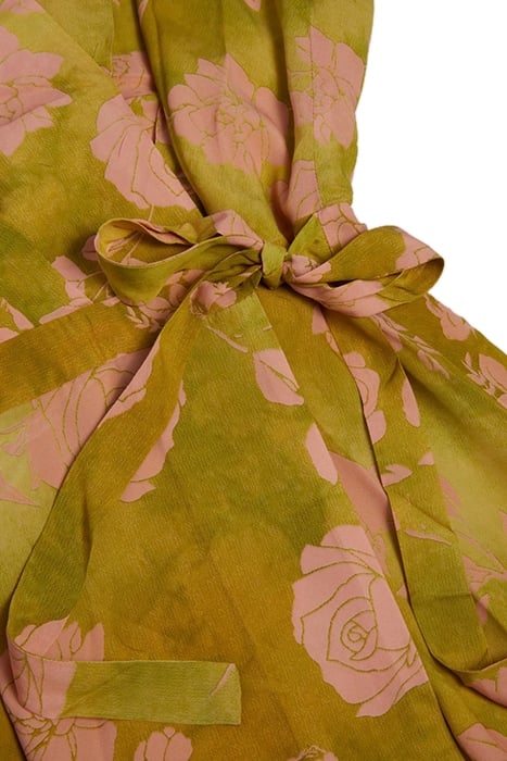 SIERRA SOLID DRESS ROSE ROMANCE GREEN 5