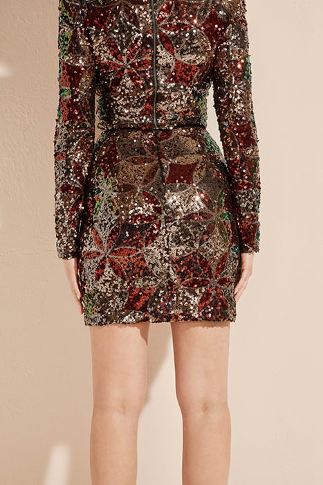 EZRA SEQUIN SKIRT HARLEQUIN 2