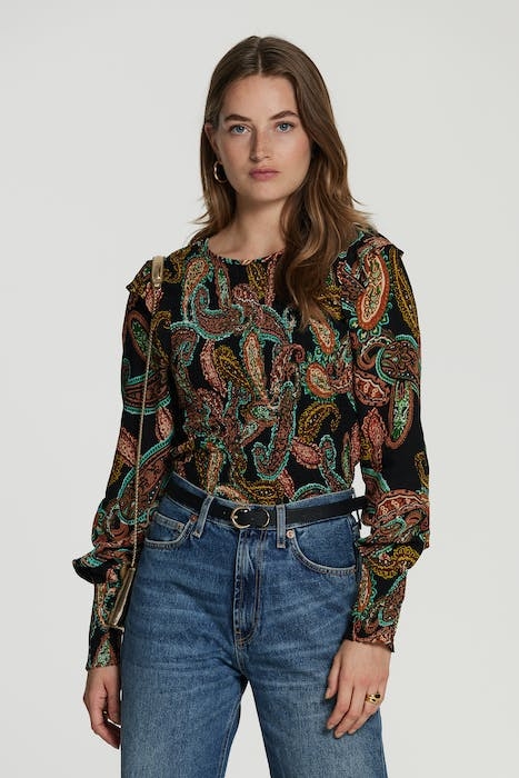 LADIES LONDON BLOUSE BATIK PAISLEY 1