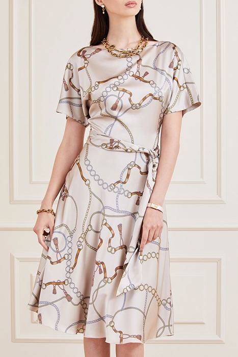 LINKED UP DRESS LINKED UP LIGHT BEIG 1