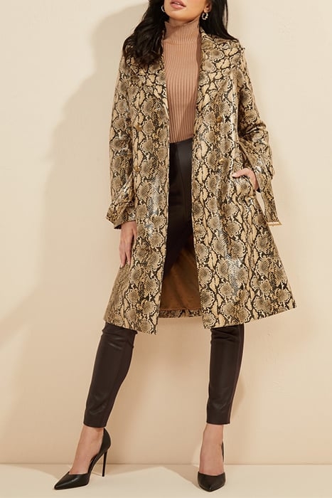 MARCIANO BY GUESS HIGH WAIST COY LEGGI BURNT WOOD LEATHER PA 4