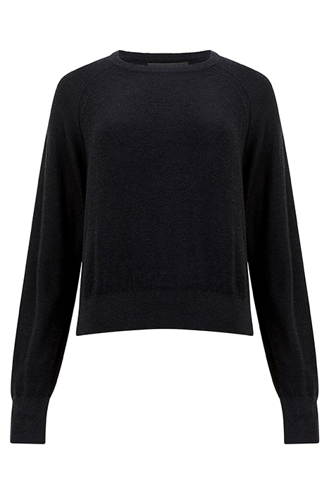 SUPERSOFT DOUBLE RAGLAN CREW CHARCOAL MEL 1